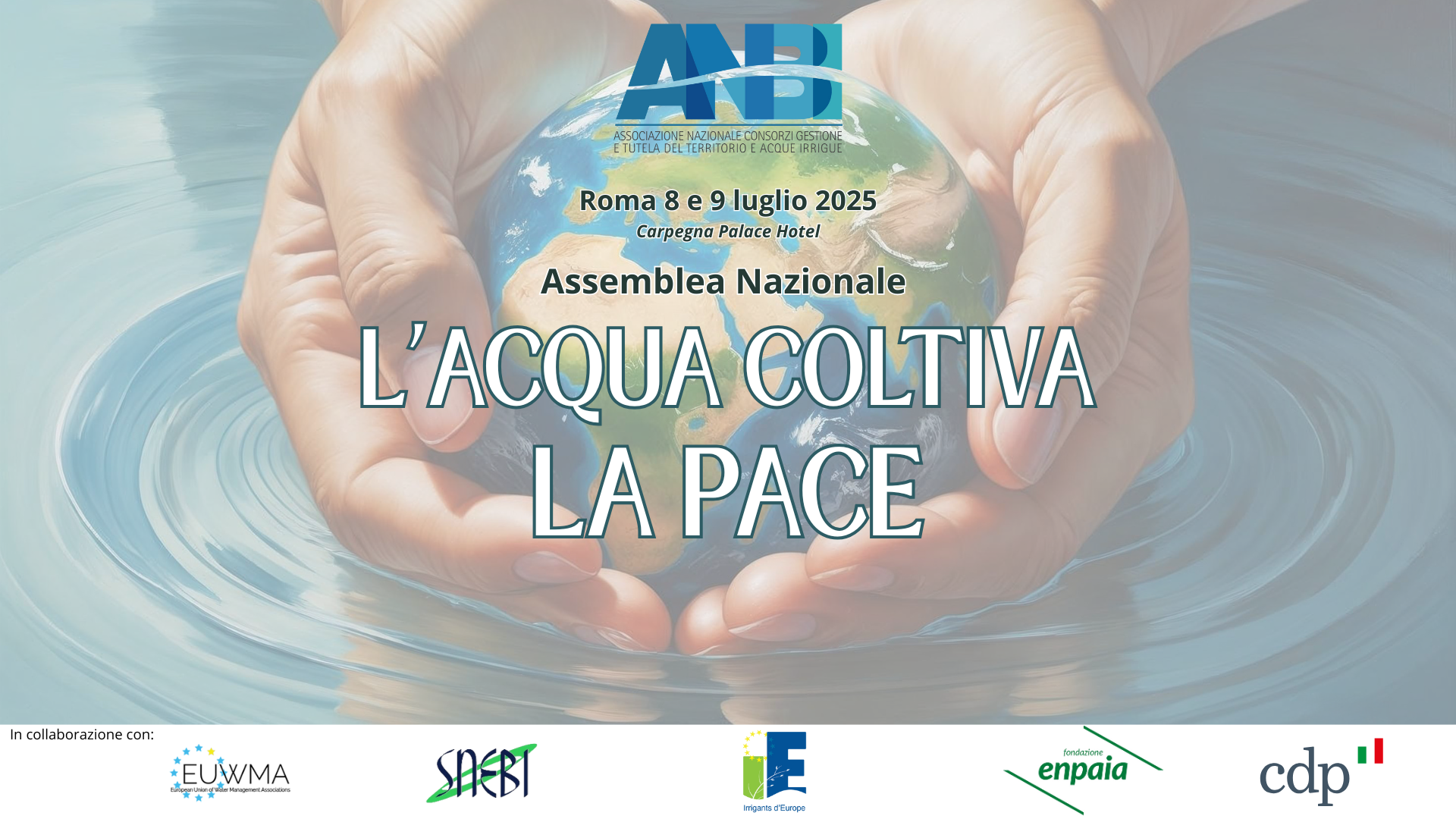 ASSEMBLEA ANBI 2025 - GIANCARLO RIGHINI (Assessore Agricoltura Regione Lazio) “LA PRIORITA’ SONO NUOVI INVASI PER STOCCARE ACQUA”